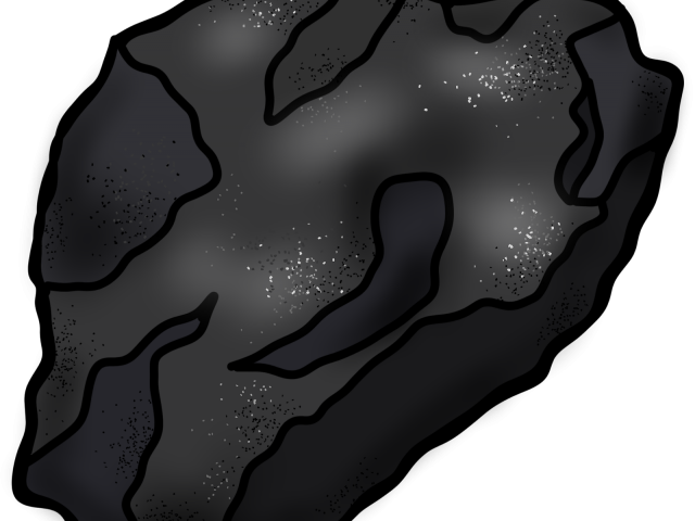Stone Clipart Coal - Clipart Of Coal (640x480), Png Download