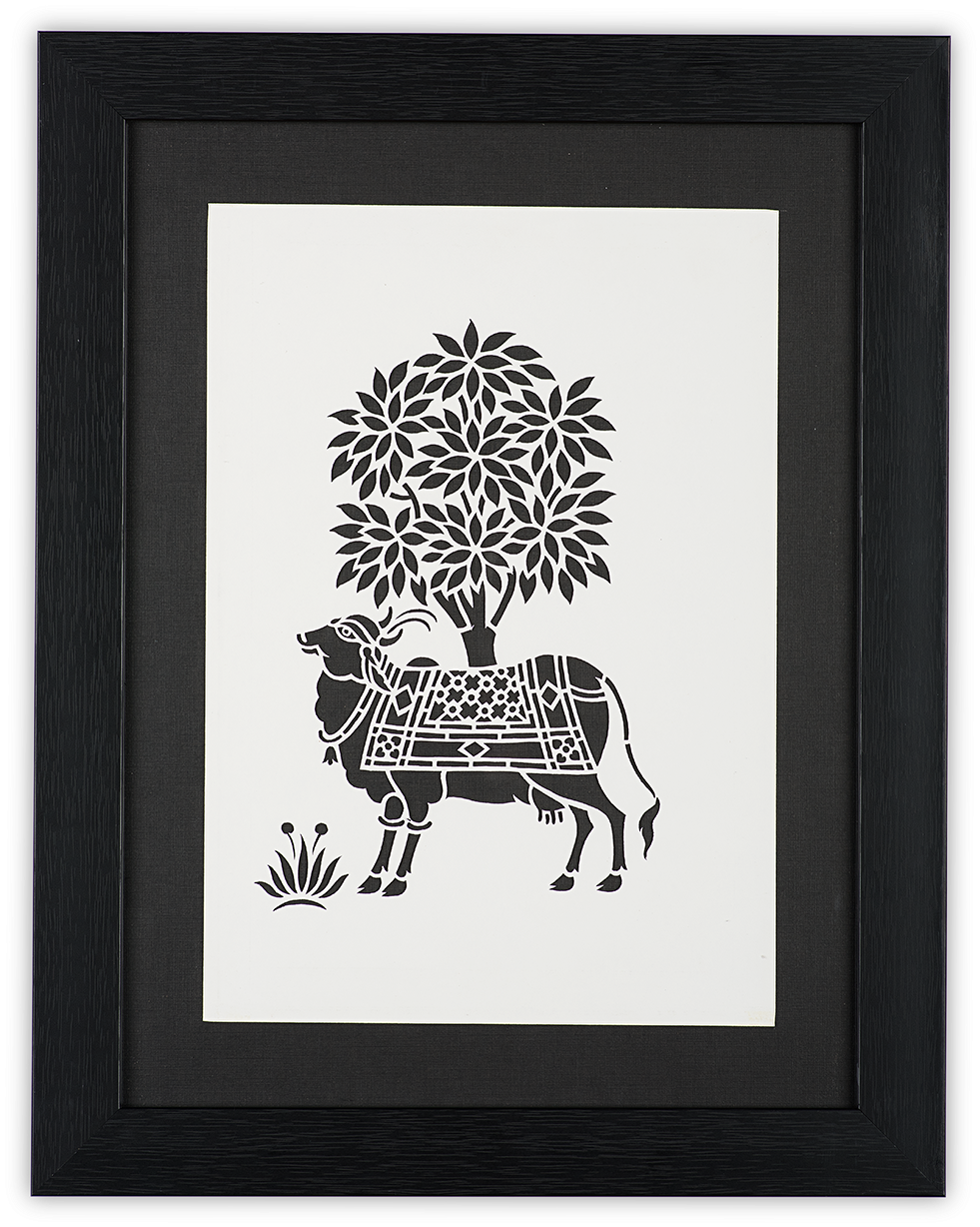 The Holy Cow Wall Art - Reindeer (1057x1584), Png Download