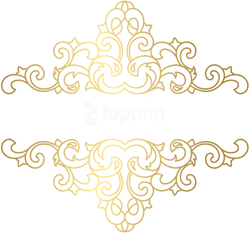 Free Png Download Gold Ornament Clipart Png Photo Png - Transparent Png Ornament Png (850x795), Png Download