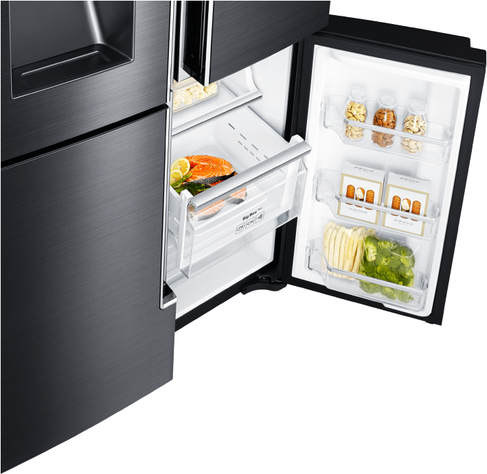Flex Zone By Samsung - Best French Door Refrigerator (720x752), Png Download