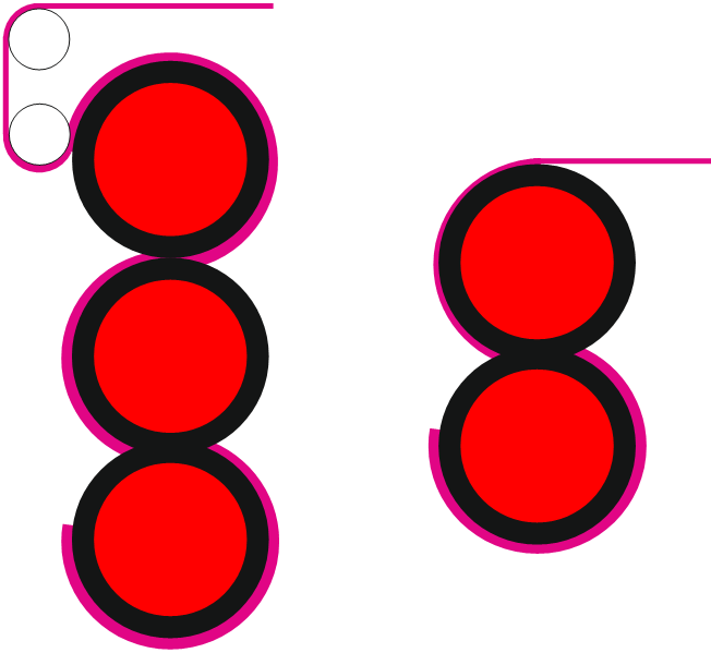 The Calender Are Made Normally With 2 Or 3 Hot Rolls - Circle (652x599), Png Download