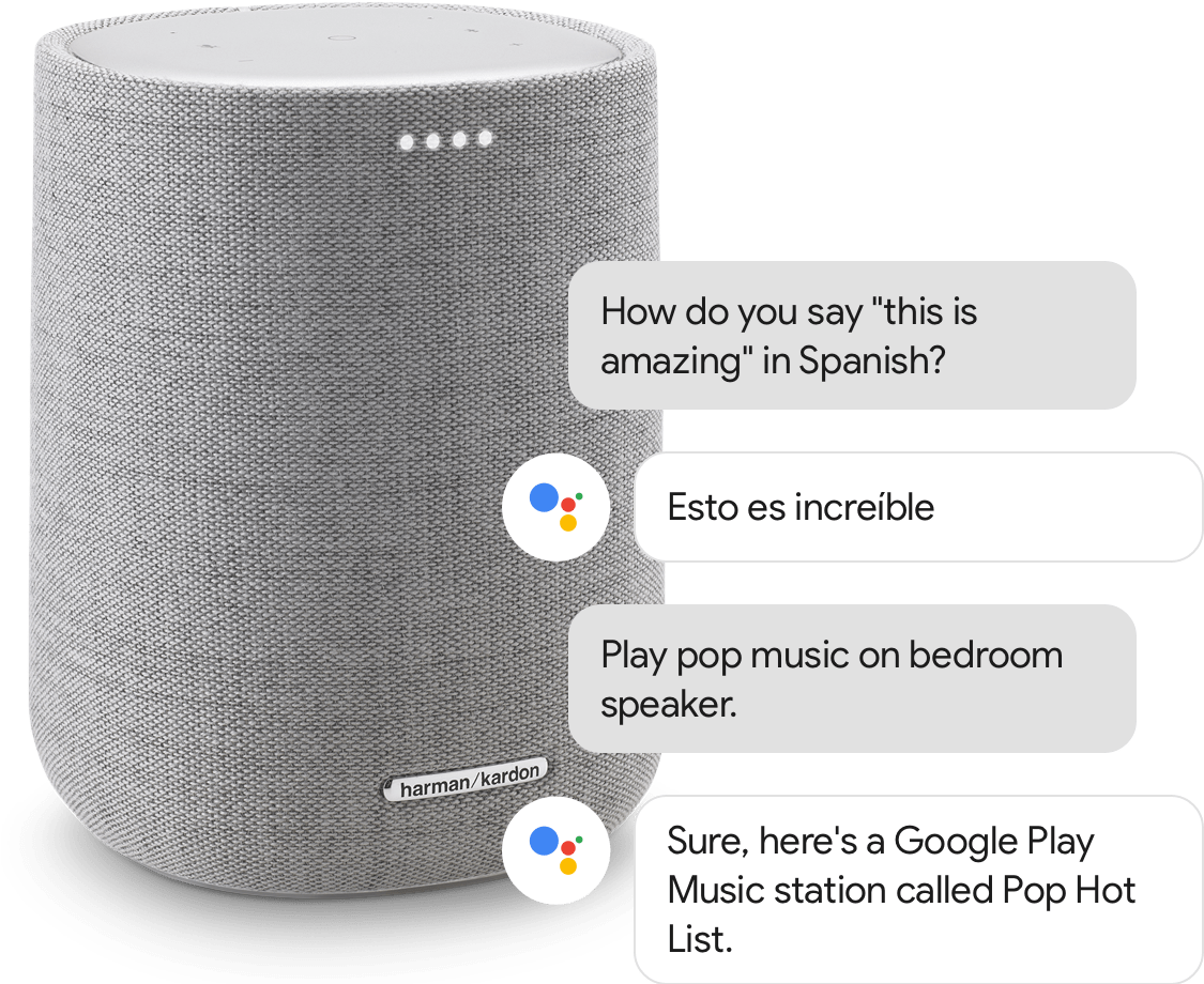 Hands-free Help From The Google Assistant - Harman Kardon Citation One (1124x942), Png Download