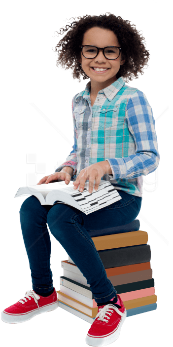 Free Png Download Young Girl Student Png Images Background - Student Sitting Png (480x722), Png Download
