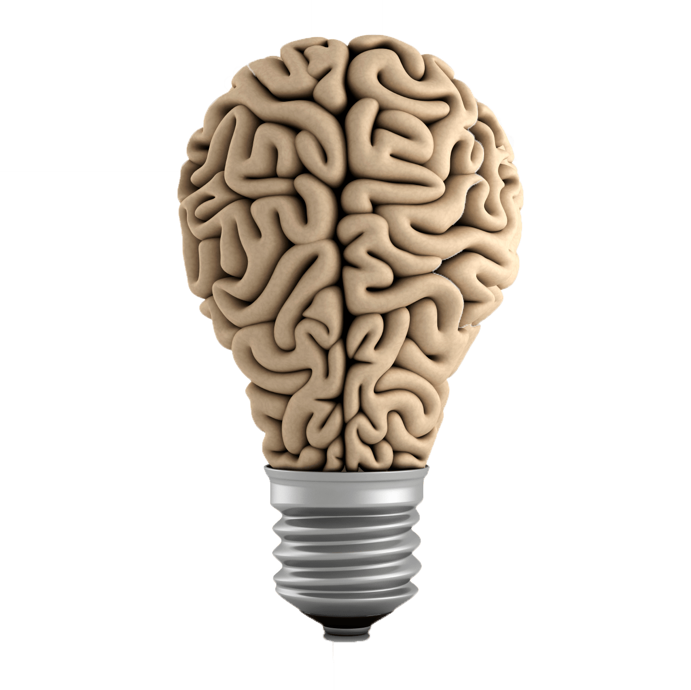 Jolta Led Improving The Existence - Brain Bulb Transparent Background (1386x1385), Png Download
