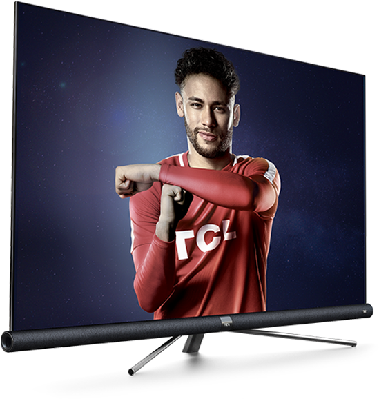 55" Ultra Slim 4k Uhd Tv With Hdr Pro And Android - Tcl 40 Led Tv 40d3000 (630x530), Png Download