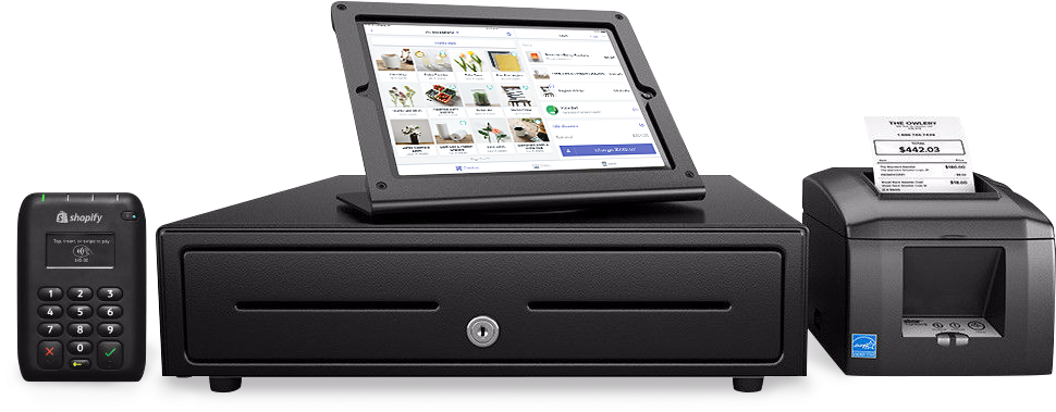 Load Image Into Gallery Viewer, Retail Custom Kit - Shopify Pos Hardware (1000x468), Png Download