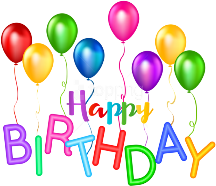 Free Png Download Happy Birthday Png Images Background - Happy Birthday Png (850x727), Png Download