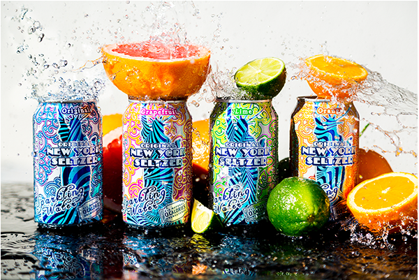 Original New York Seltzer - New York Seltzer Cans (800x400), Png Download