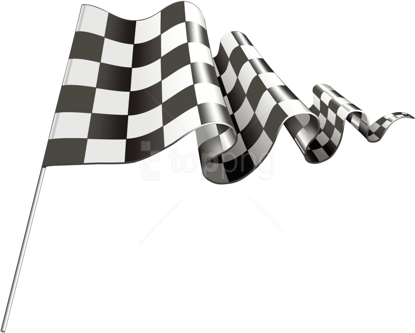Free Png Download Checkered Flag Clipart Png Photo - Checkered Flag Png Free (850x680), Png Download
