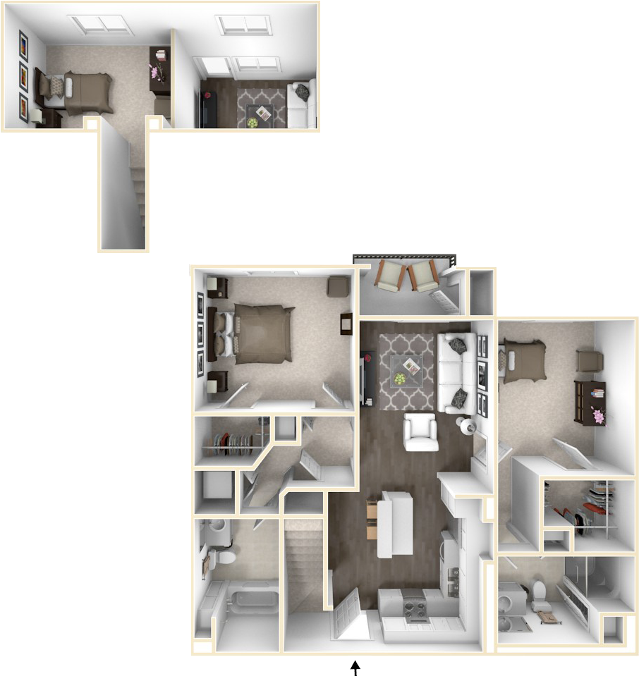 Golden Girls House Plan Carmel Valley Apartment - Floor Plan (1000x1000), Png Download