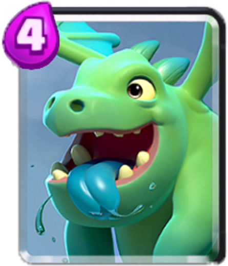 Baby Dragon - Clash Royale Decks (900x539), Png Download