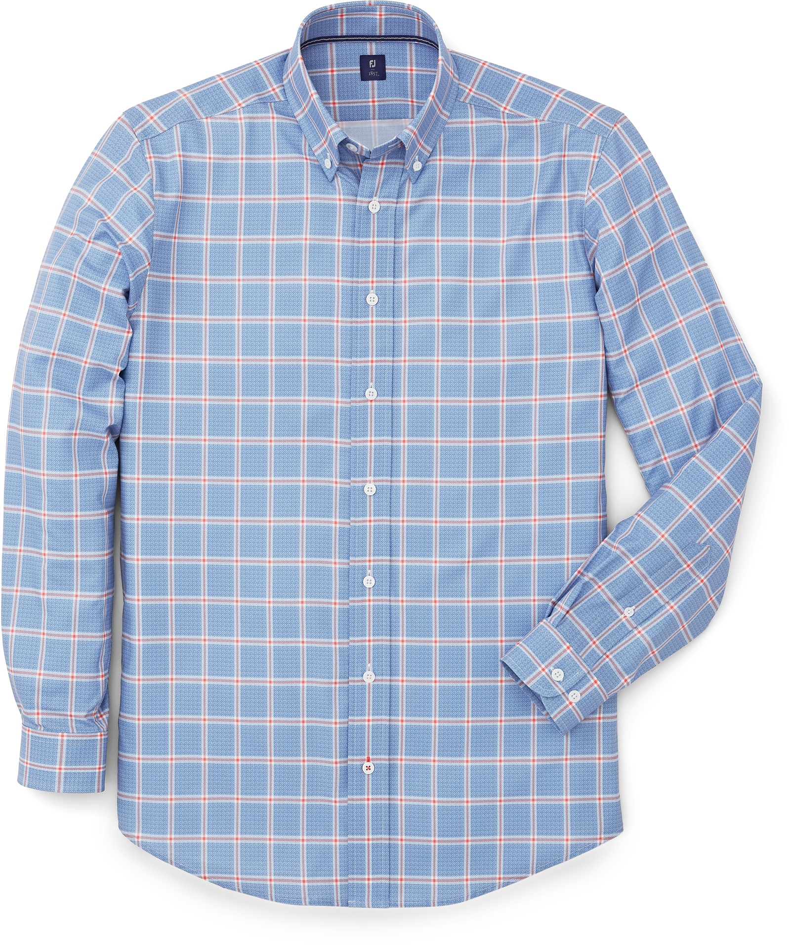 Stretch Twill Woven Plaid Shirt - Plaid (2000x2000), Png Download