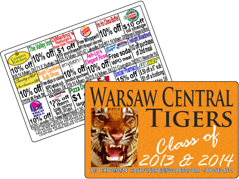 Project Graduation Fundraiser Cards - Bengal Tiger (800x600), Png Download