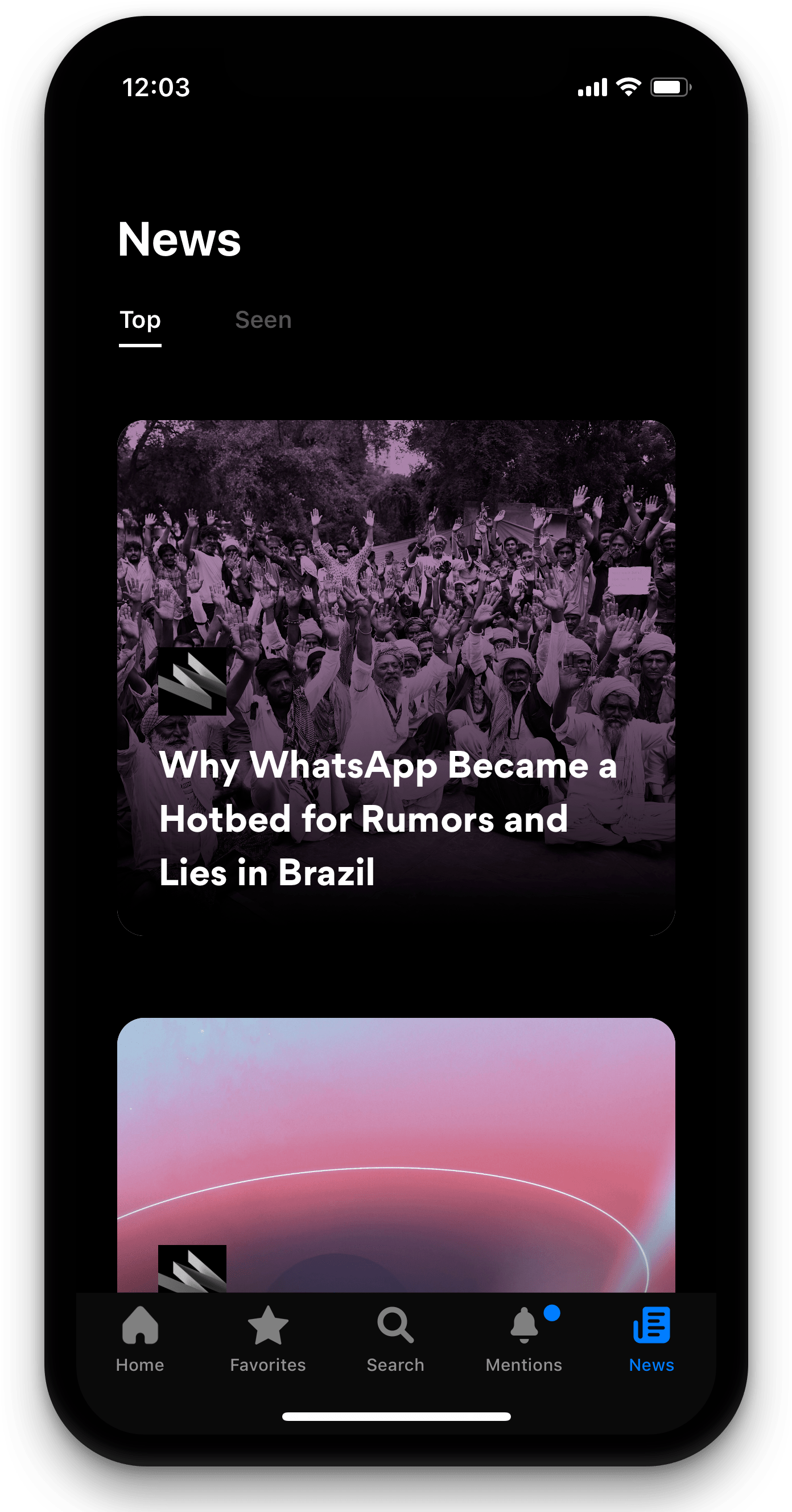 Birdie Curates The Best Articles From Your Timeline - Smartphone (1440x2712), Png Download