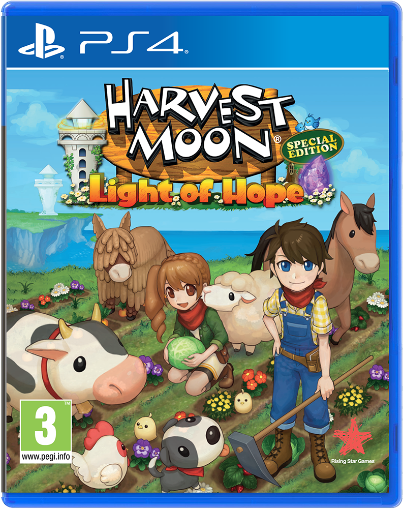 Hmloh Ps4 Eng Final - Harvest Moon Ps4 Light Of Hope (1000x1000), Png Download