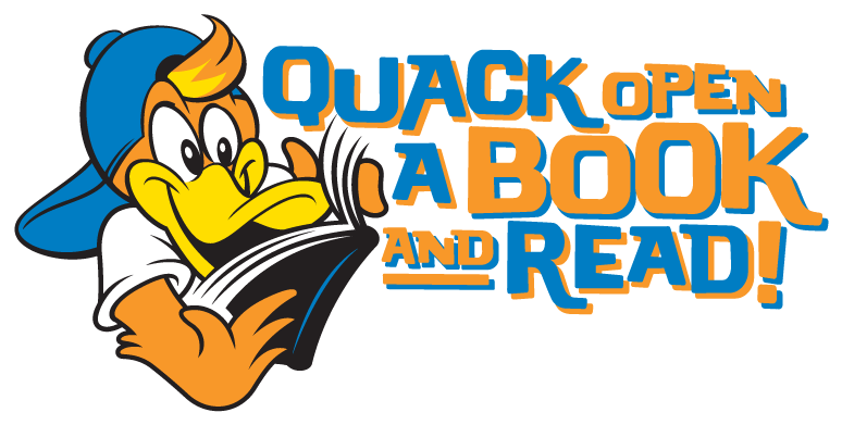"quack Open A Book And Read " Program (794x401), Png Download