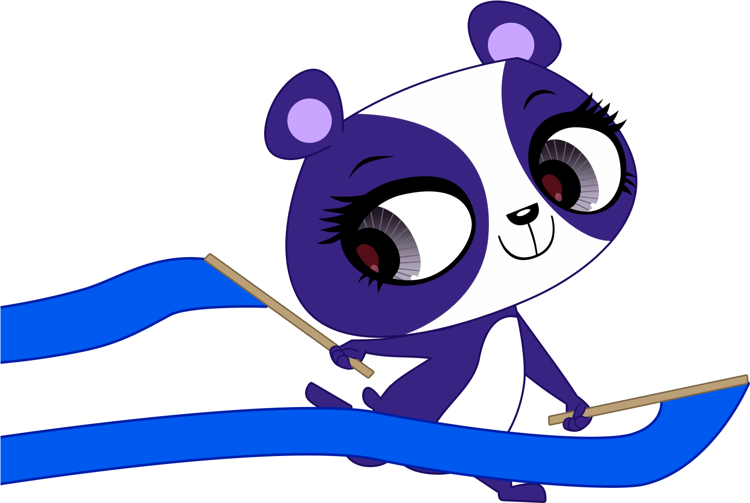 Free Littlest Pet Shop Penny Ling - Cartoon (1500x1000), Png Download