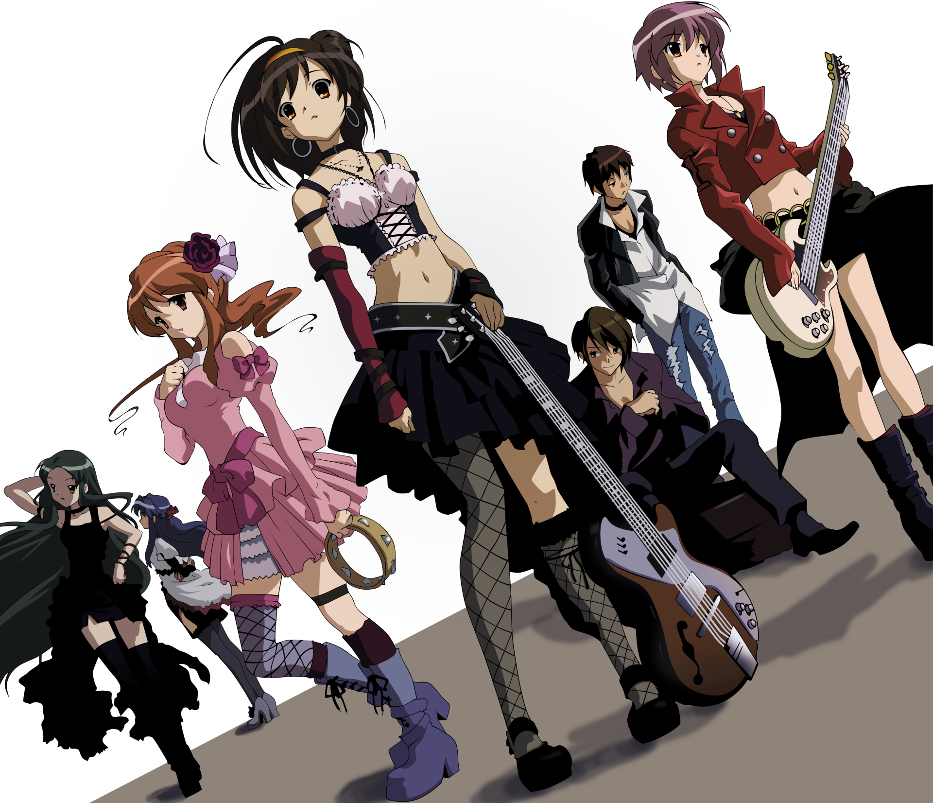 Bakgrundsbilder Id - - Melancholy Of Haruhi Suzumiya Band (1920x1652), Png Download