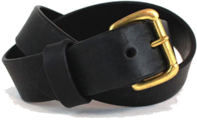 Standard Belt Black Front - Belt (1000x1000), Png Download
