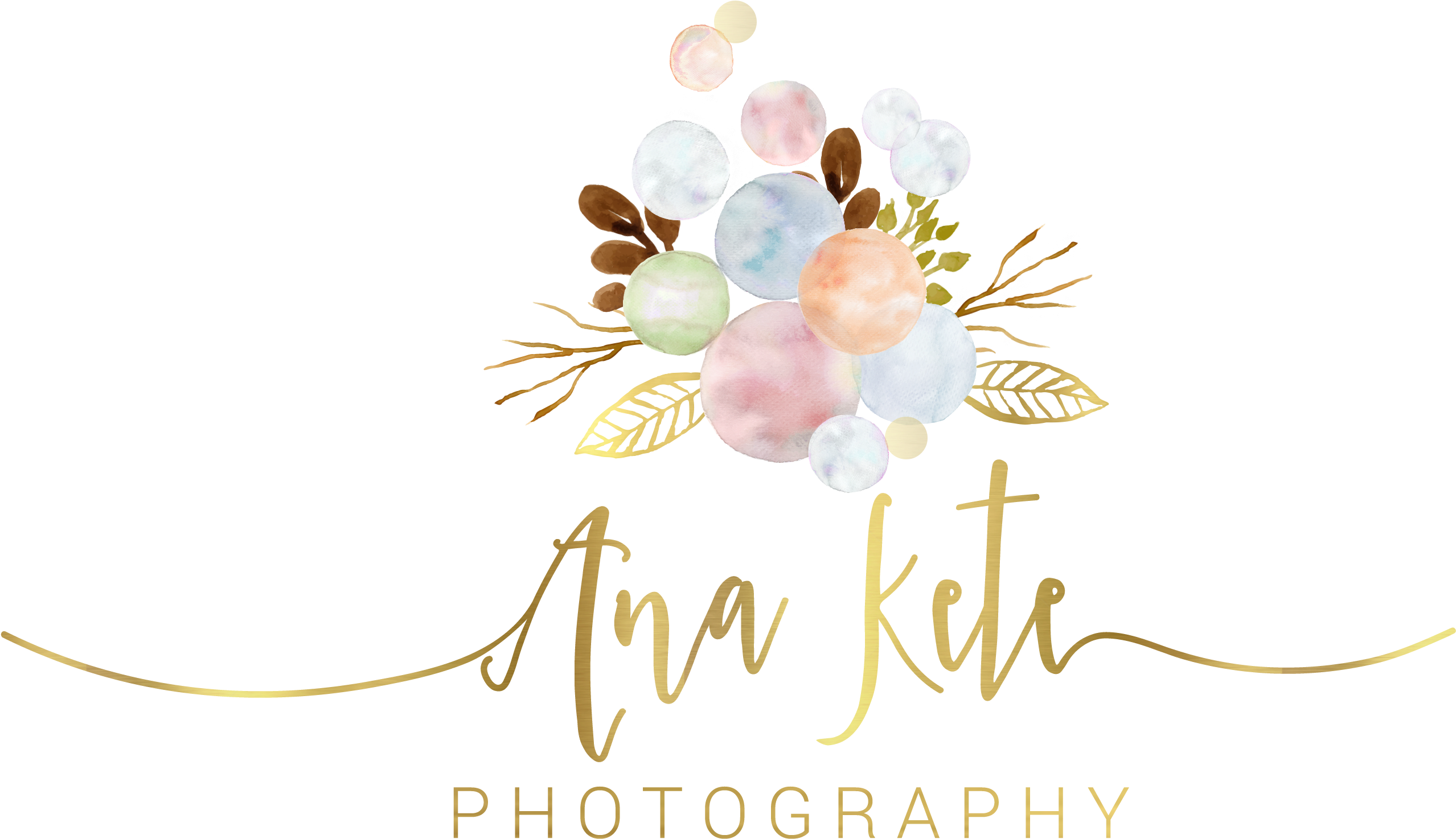 Ana Kete Wedding And Family Photographer - Flower (3422x1662), Png Download