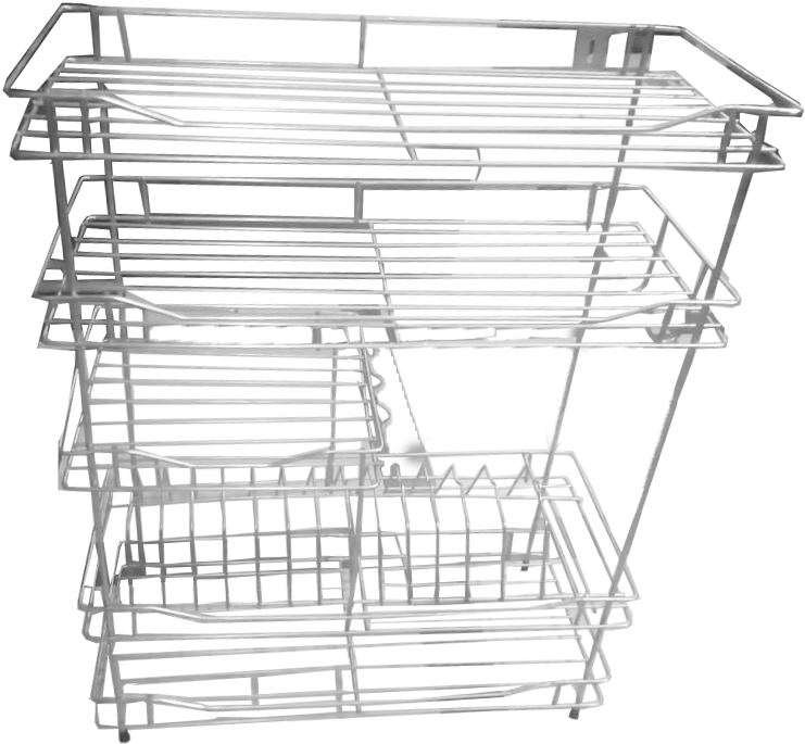 Ss Wall Stand - Shelf (1040x780), Png Download