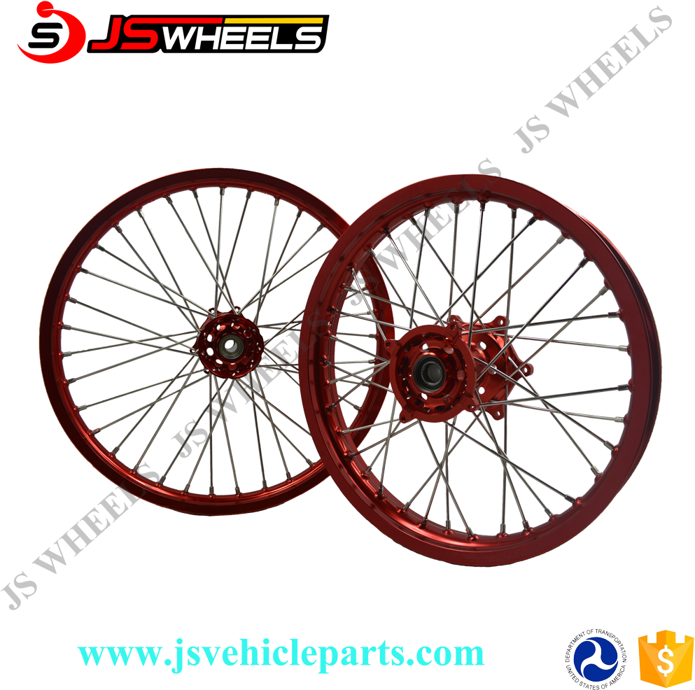 Cr 250 Motorcycle Colored Aluminum Alloy Wheels - Js Wheels (1000x1000), Png Download