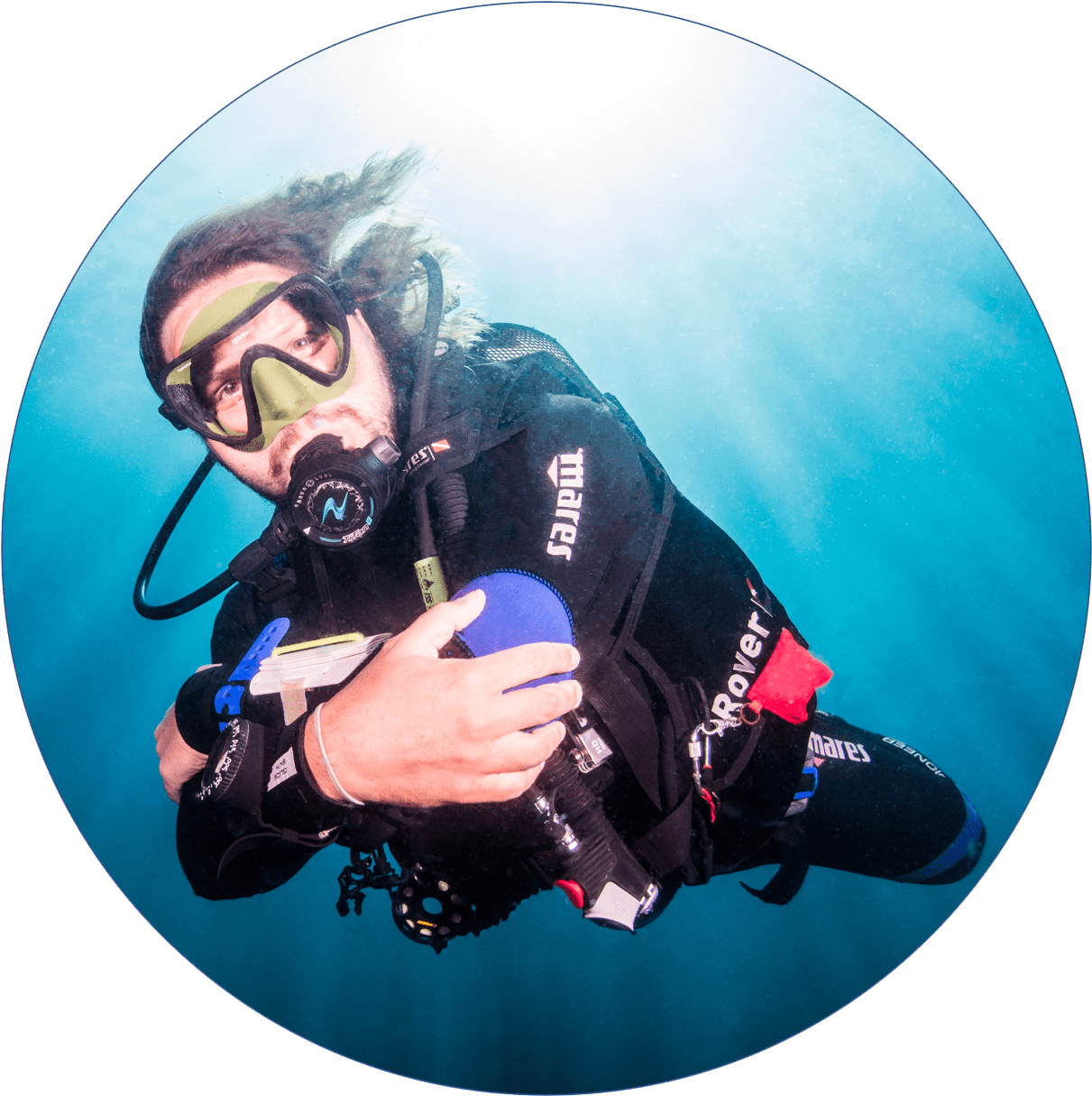 Padi Divemaster Qualification - Dry Suit (1306x1256), Png Download