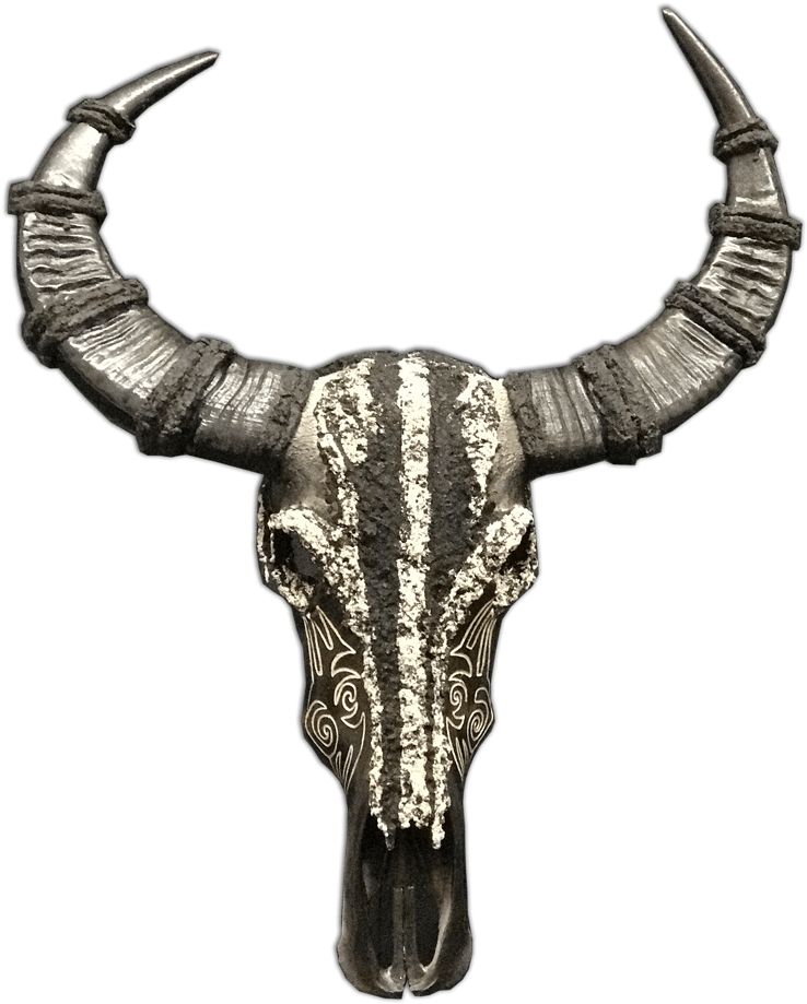 Every Skull Is Handmade, Limited And Individual In - Horn (750x1000), Png Download