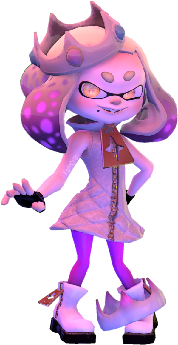 Splatoon 2] Pearl Pagedoll By Kameron-haru - Cartoon (670x1191), Png Download