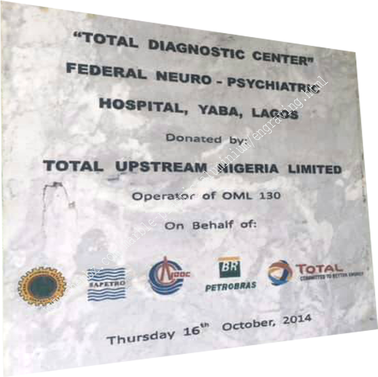 Best Marble Plastic Aluminium Plate Signs Engraving - Commemorative Plaque (800x785), Png Download