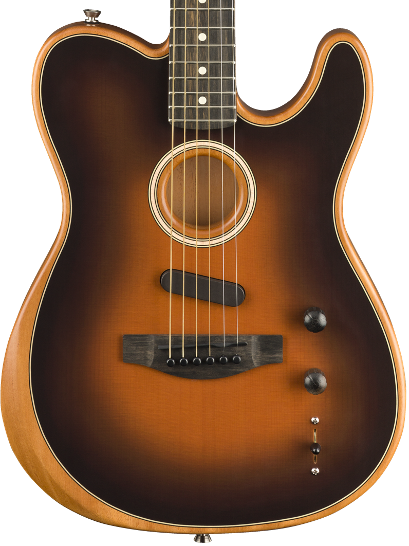 Fender American Acoustasonic Telecaster (796x1062), Png Download
