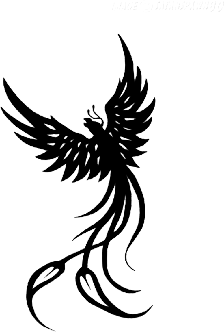 Pheonix Sticker - Phoenix Bird Tattoo Wrist (1024x1278), Png Download