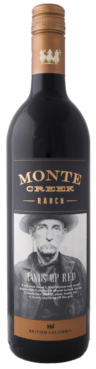 2015 Hands Up Red - Monte Creek Hands Up Red (316x1214), Png Download