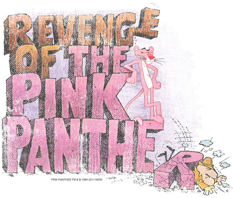 Pink Panther Revenge Youth T Shirt - Illustration (850x675), Png Download