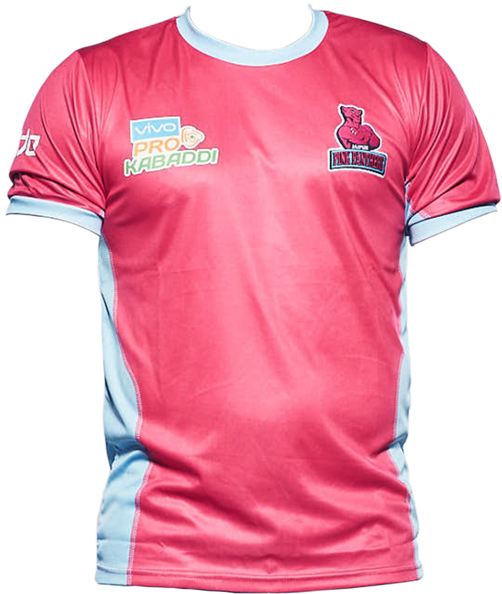 Jaipur Pink Panthers T Shirt (800x936), Png Download