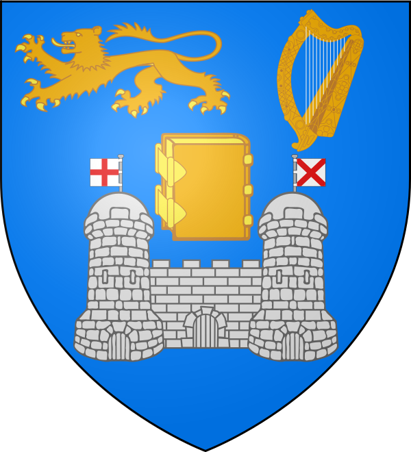 The Flag Is Controversial In Ireland , Though - Trinity College Dublin Flag (600x660), Png Download