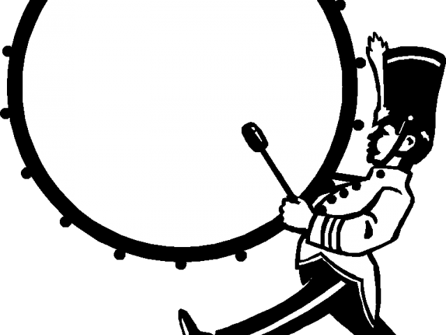 Hat Clipart Marching Band - Result For Marching Band Bass Drum Clipart (640x480), Png Download