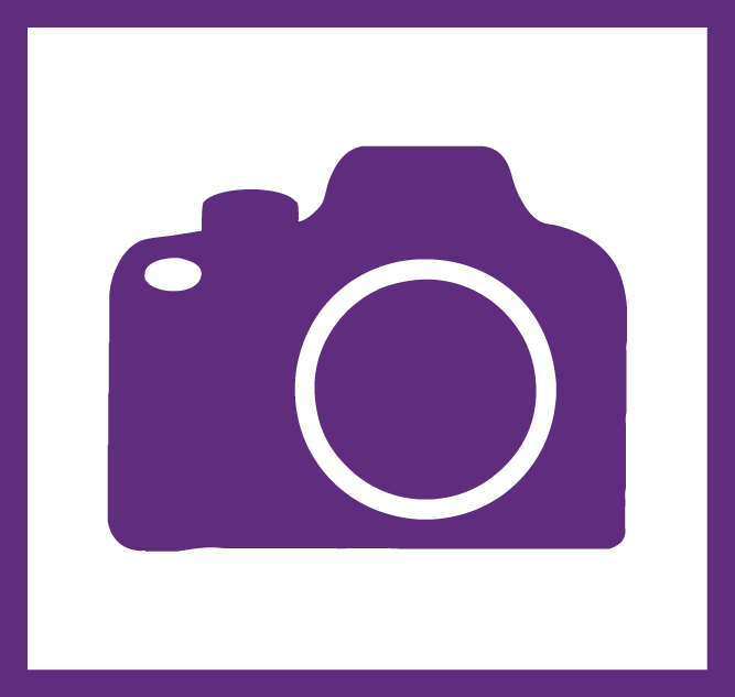 About Photography U Name It Creative Services Ⓒ - Photography Icon Purple (667x633), Png Download
