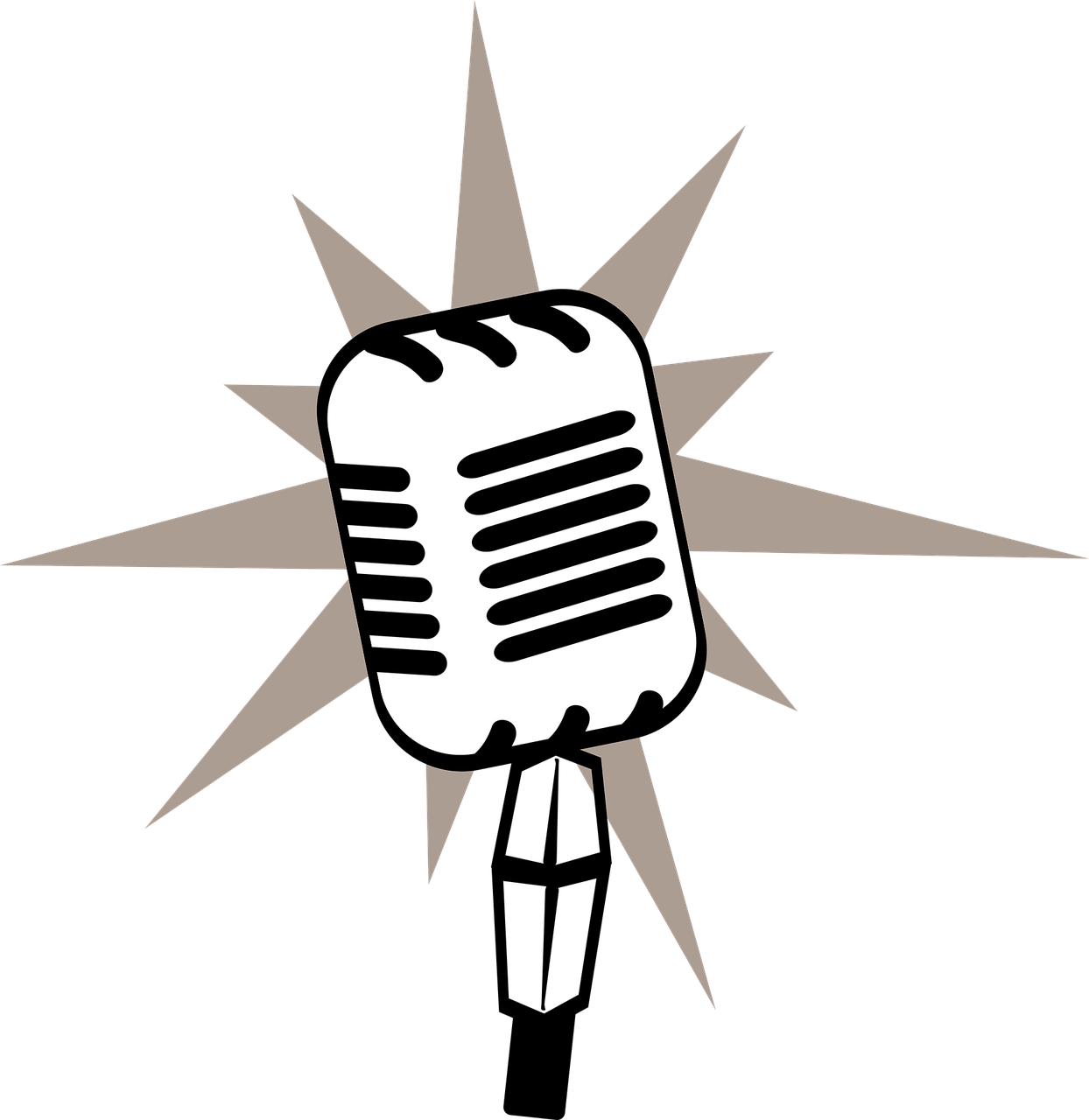 Microphone Mick Voice - Voice Mick (1244x1280), Png Download