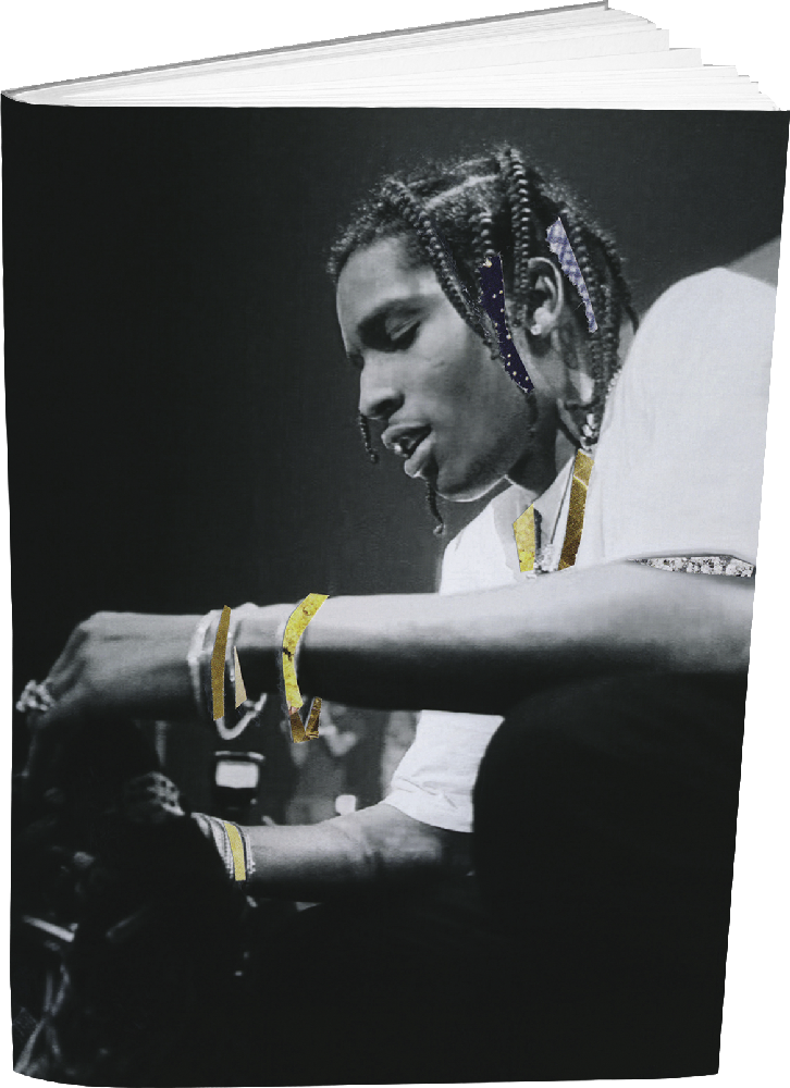 Wolfman Pocket Sketchbook Deluxe Original Collaged (726x1000), Png Download