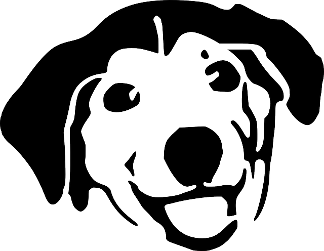 Free Vector Graphic - Dog Face Clipart Png (640x496), Png Download