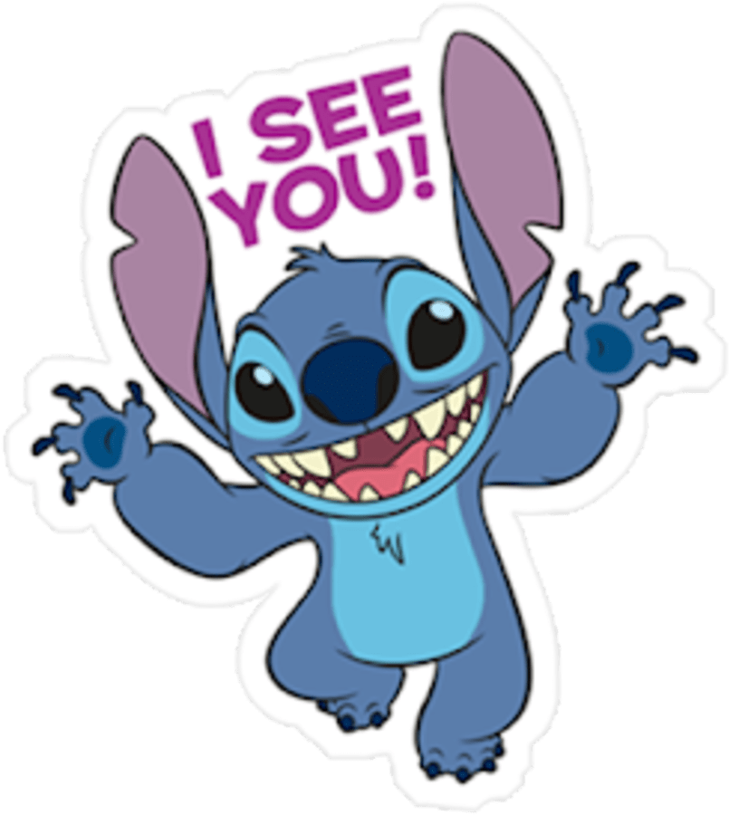 Stitch Sticker Pack And Lilo For Whatsapp - Lilo And Stitch Halloween Drawing (1020x1020), Png Download