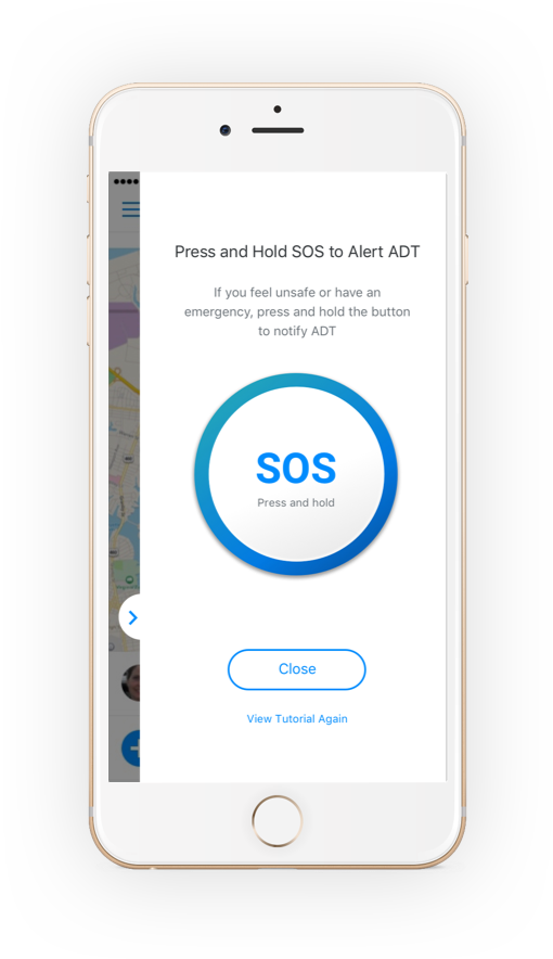 Adt Go Sos Emergency Response - Iphone (510x884), Png Download