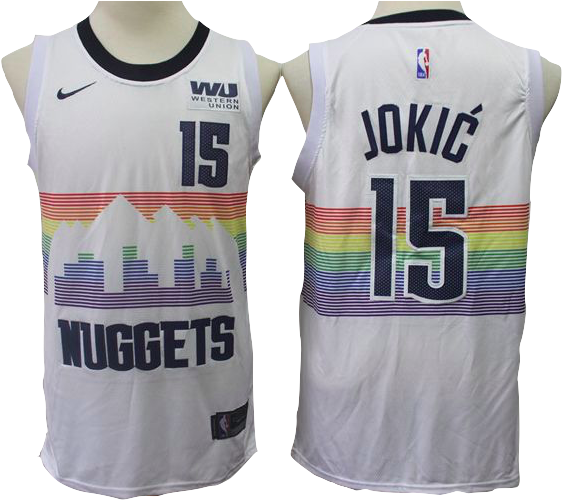 Denver Nuggets Jersey - Sports Jersey (616x503), Png Download