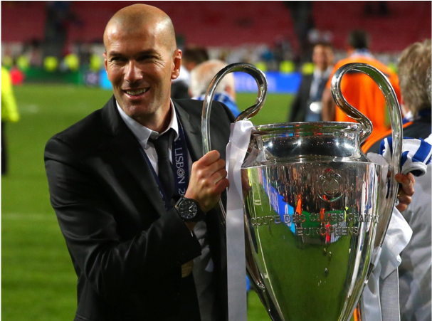 Ansa - Champions League Winner Zidane (810x450), Png Download