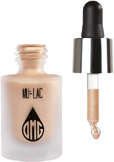 Omg Gold - Illuminante Viso Liquido (650x650), Png Download