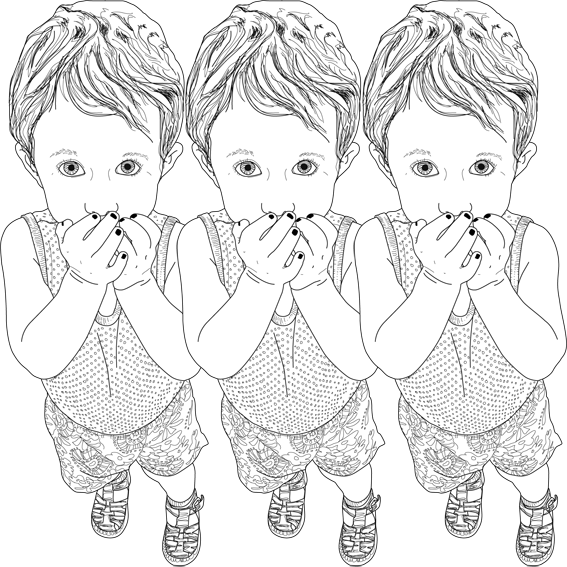 Vectorial Drawing Become A Sticker - Illustration (567x567), Png Download