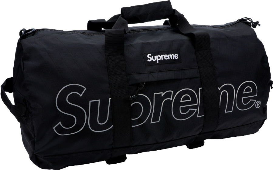 Black Supreme Duffle Bag (1024x768), Png Download