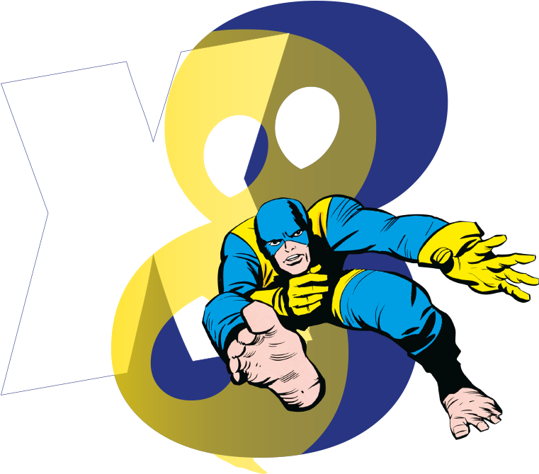 X-men Line Up - Cartoon (760x680), Png Download
