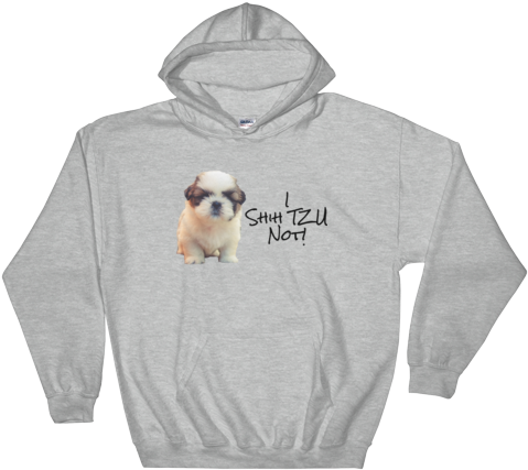 I Shih Tzu Not - Supreme Hoodie New York (600x600), Png Download